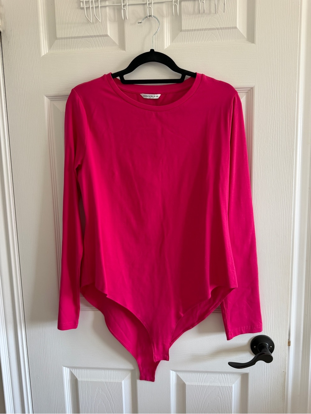 NWOT - Mangopop Fuchsia Long-Sleeve Bodysuit